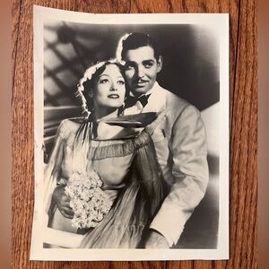 Vtg Movie Promo Photo from “Chained” w/ Clark Gable & Joan Crawford 1934